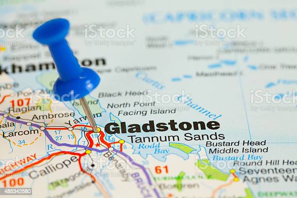 gladstone pin map