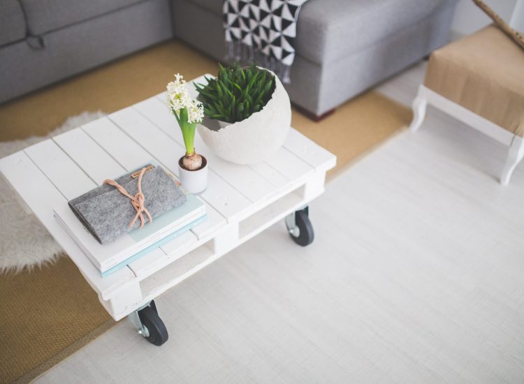 new house and land packages - white coffee table